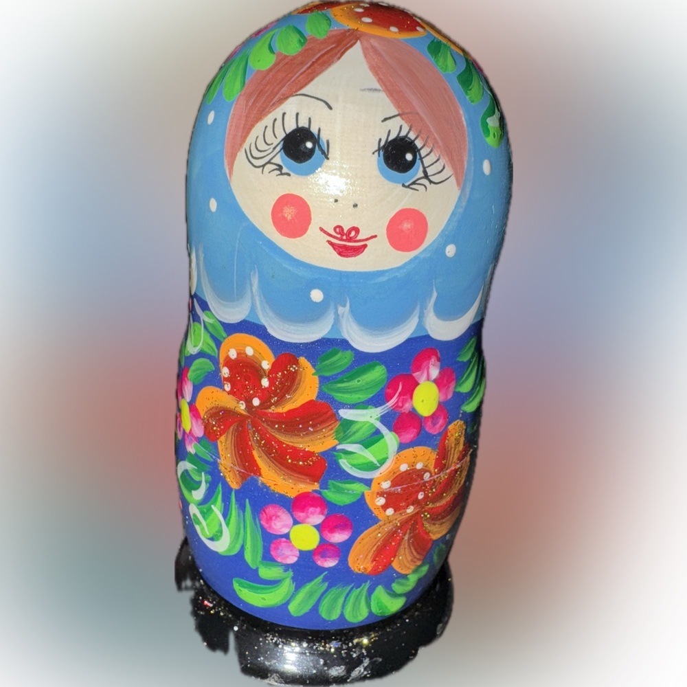 Colorful Russian Matryoshka Doll